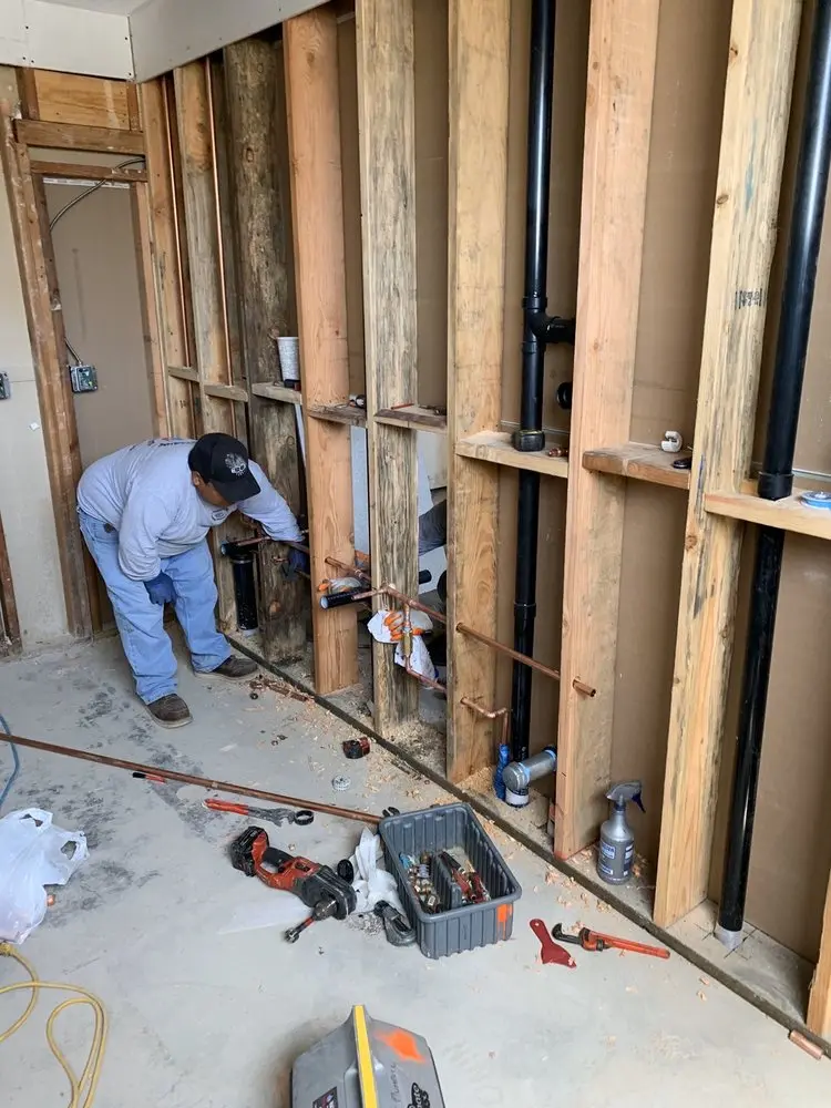 Commercial rough-in plumbing for Water Heater Replacement in Waverly